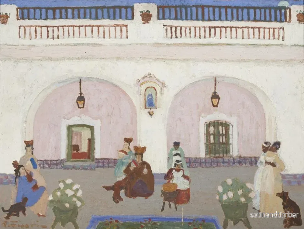 Reproduktion av målningen Pâte de coing - Pedro Figari - Bild 2