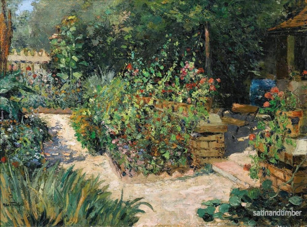 Reproduktion av målningen Le Jardin - Louis Abel-Truchet - Bild 2