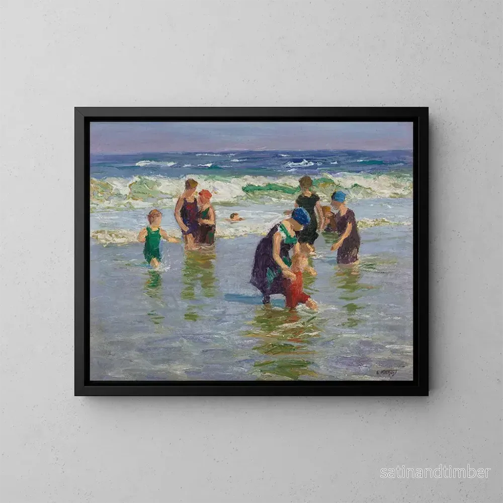 Reproduktion av målningen Baigneurs - Edward Henry Potthast