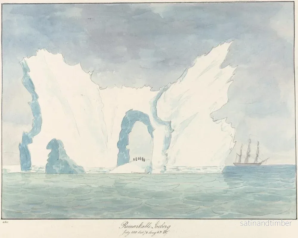 Reproduktion av målningen Iceberg anmärkningsvärt - Charles Hamilton Smith - Bild 2