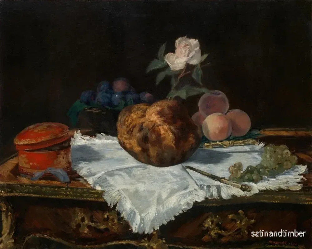 Reproduktion av målningen La brioche - Édouard Manet - Bild 2