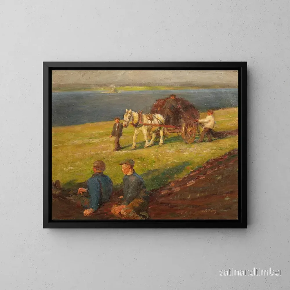 Reproduktion av målningen Sträcka nät – Harold Harvey Reproduktion av målningen Sträcka nät – Harold Harvey
