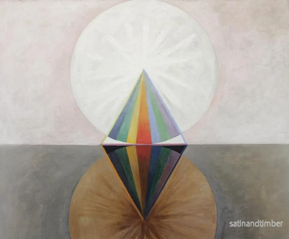 Reproduktion av målningen Grupp IXSUW nr 12 Svanen nr 12 - Hilma af Klint - Bild 2