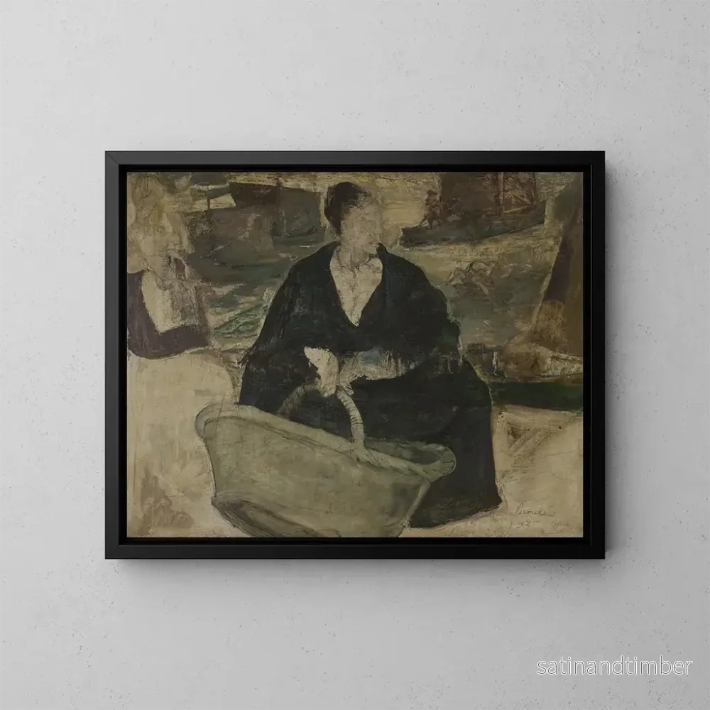 Reproduktion av målningen La femme du pêcheur - Constant Permeke