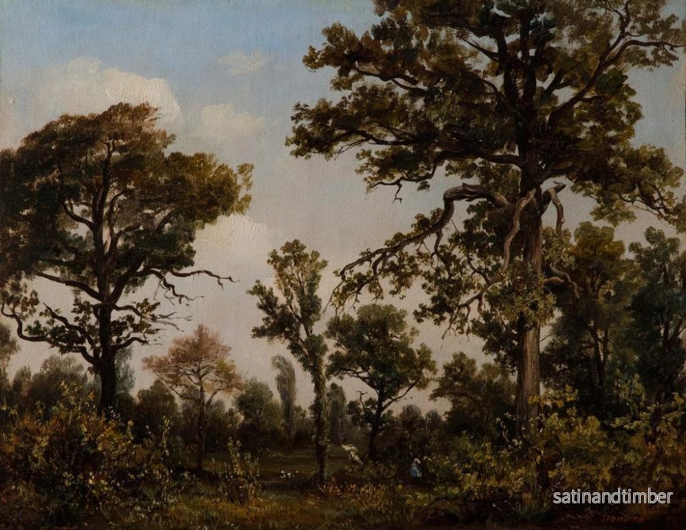 Reproduktion av målningen La grande forêt de chênes de Fontainebleau - Théodore Rousseau - Bild 2