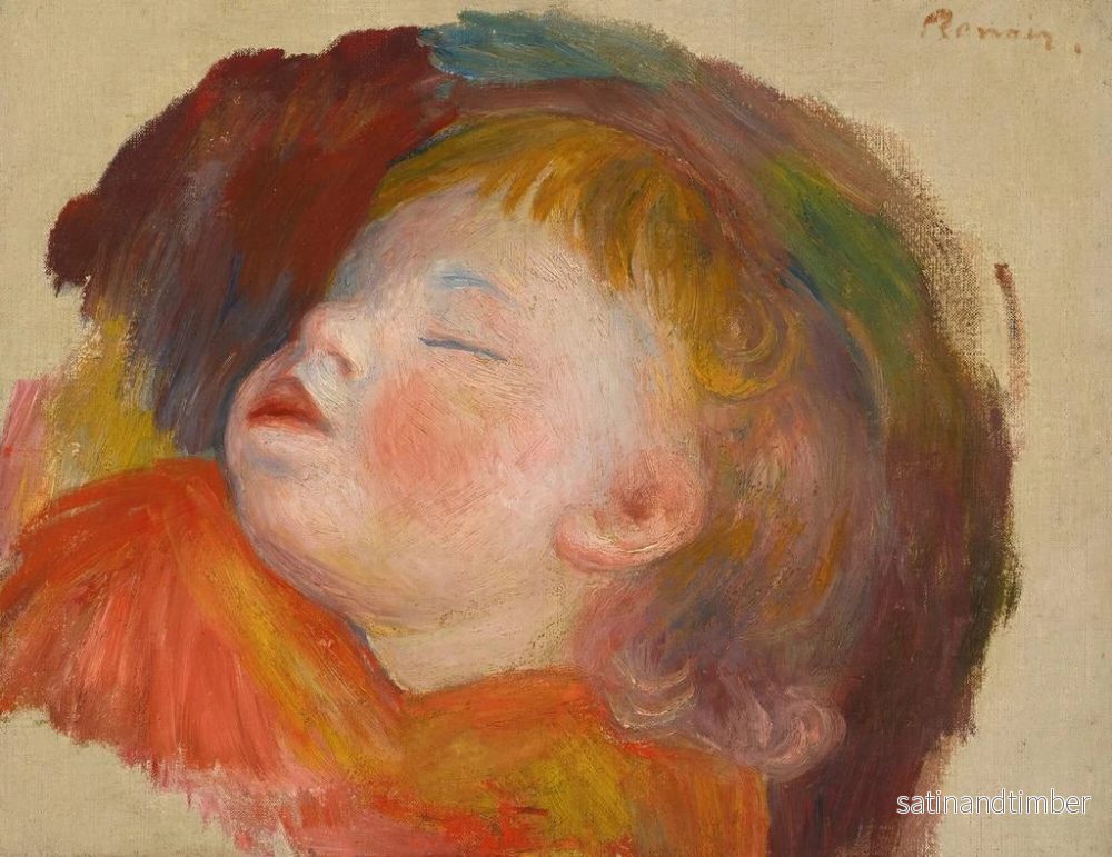 Reproduktion av målningen Barn som sover - Pierre-Auguste Renoir - Bild 2
