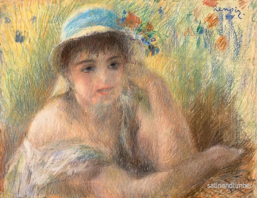 Reproduktion av målningen Ung flicka med pärl - Pierre-Auguste Renoir - Bild 2