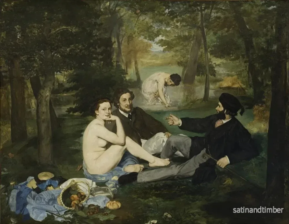Reproduktion av målningen Frukost i det gröna - Édouard Manet - Bild 2