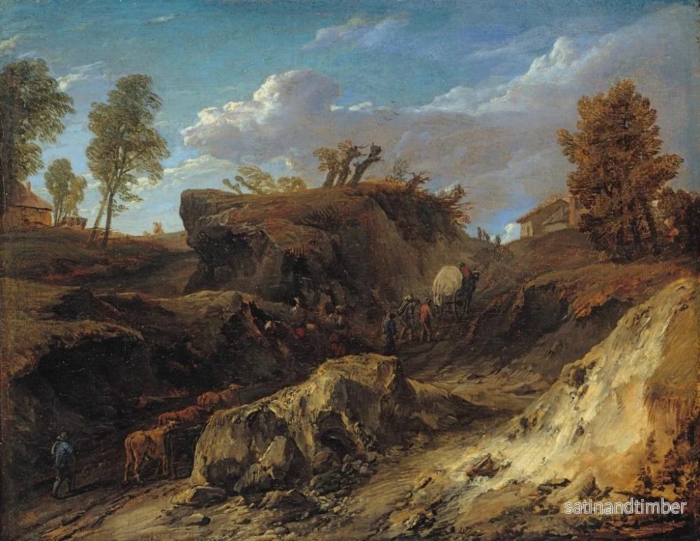 Reproduktion av målningen Le chemin creux - Cornelis Huysmans - Bild 2