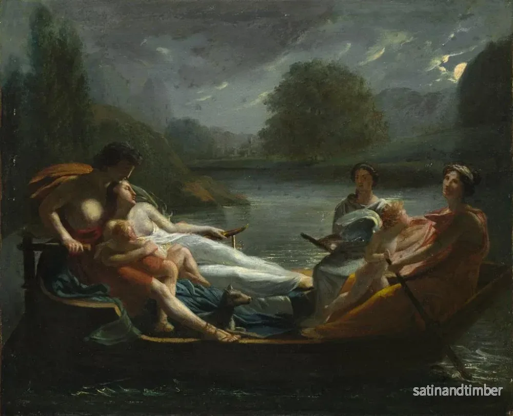 Reproduktion av målningen Le Rêve de bonheur - Pierre-Paul Prud'hon - Bild 2