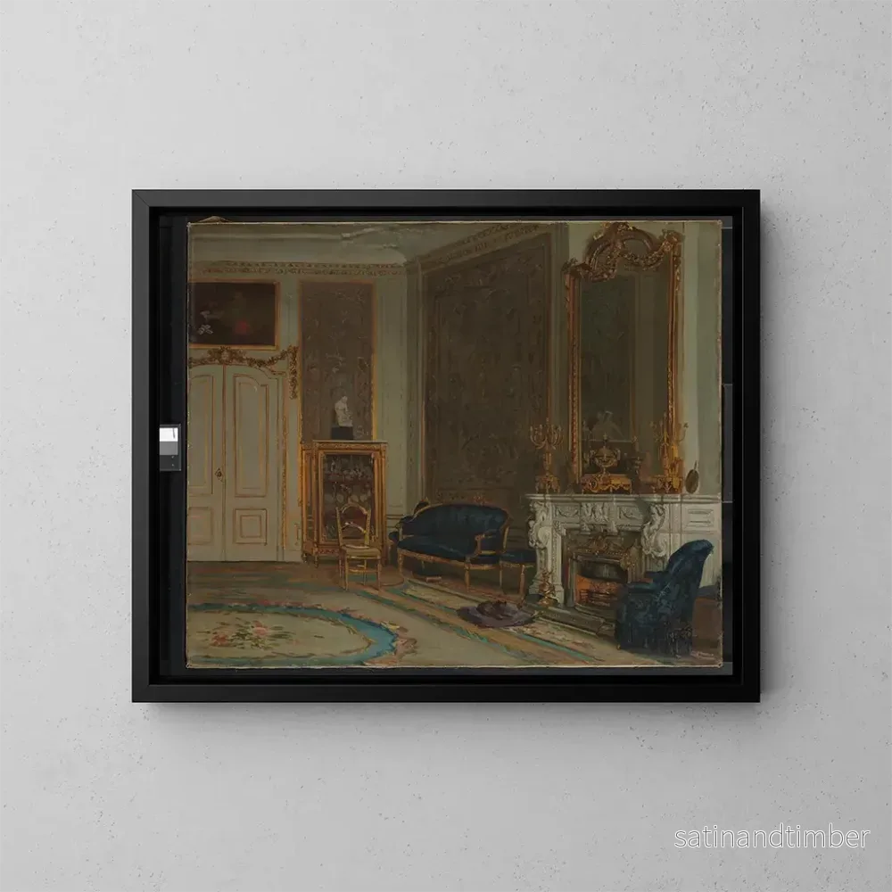 Reproduktion av målningen Le hall de la maison A. Willet-Holthuysen, Herengracht 605 – Willem Steelink Jr Reproduktion av målningen Le hall de la maison A. Willet-Holthuysen, Herengracht 605 – Willem Steelink Jr