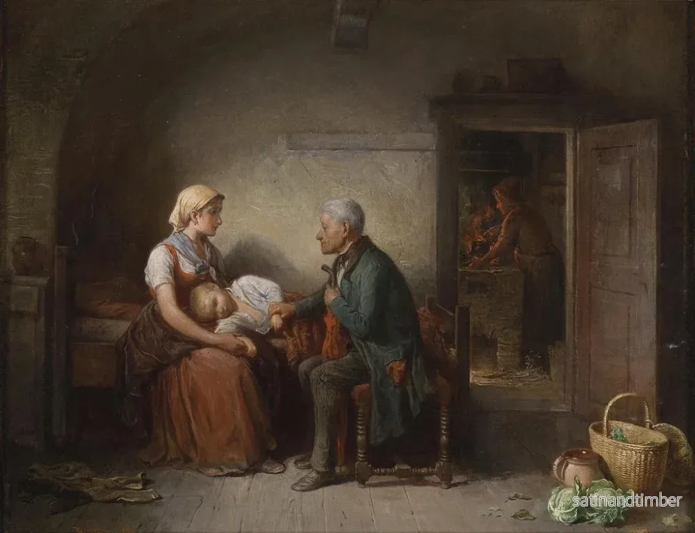 Reproduktion av målningen Le Docteur - Friedrich Friedländer - Bild 2