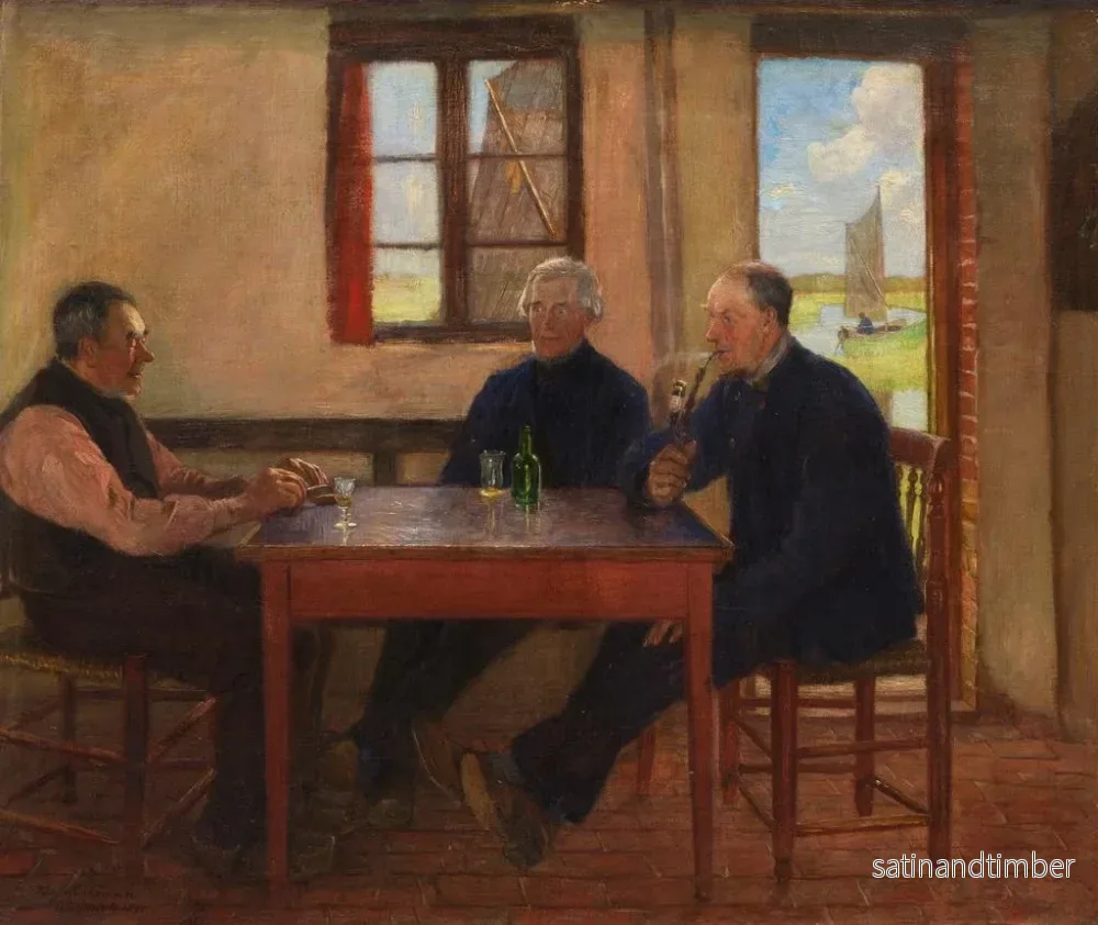Reproduktion av målningen Tre bönder - Fritz Mackensen - Bild 2
