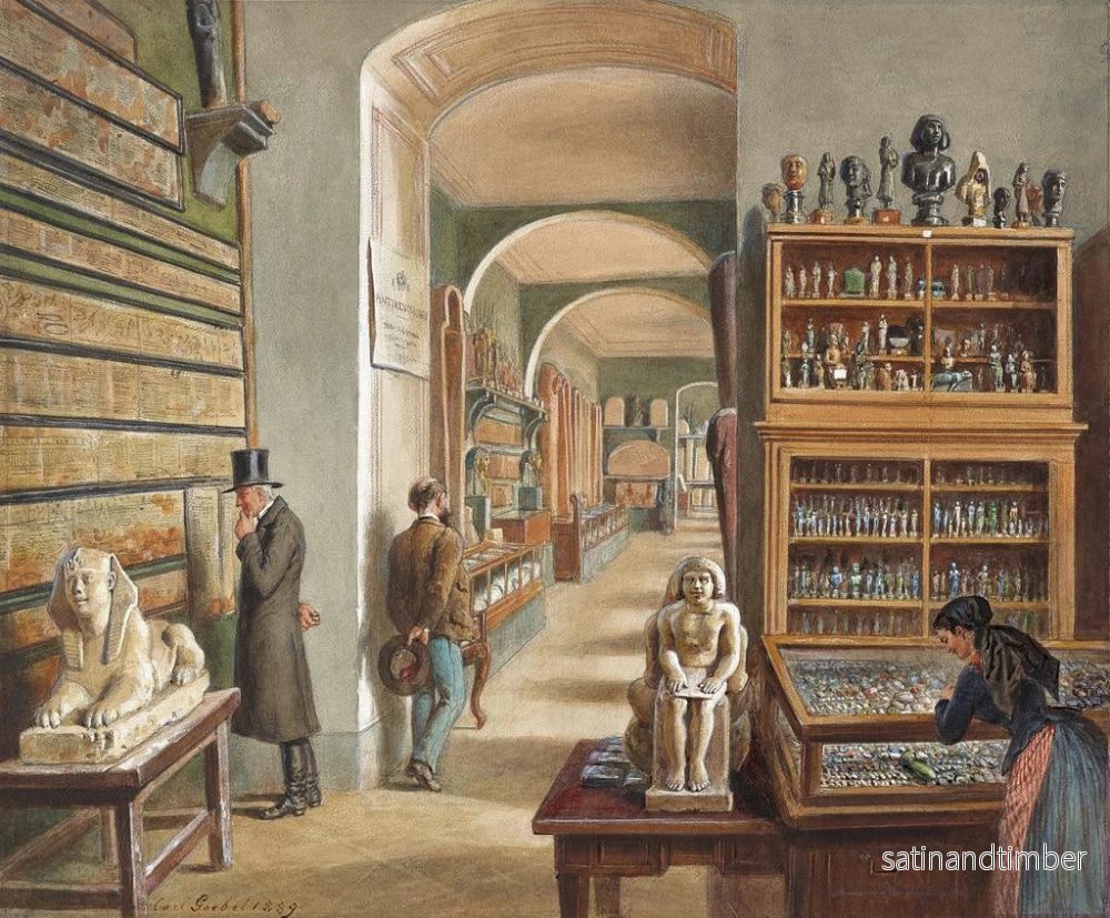 Reproduktion av målningen Le deuxième cabinet de la collection égyptienne - Carl Goebel le Jeune - Bild 2