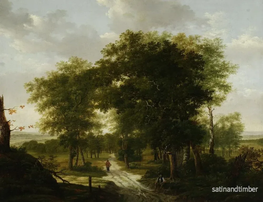 Reproduktion av målningen Landskapsbild av skog - Kazimierz Jan - Bild 2