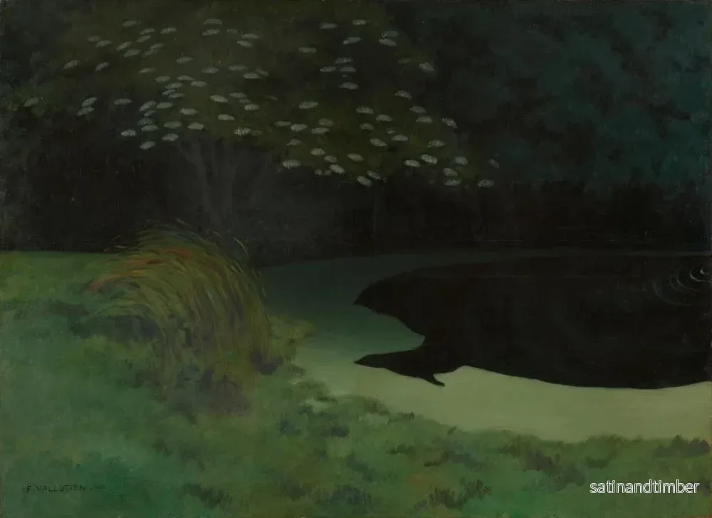 Reproduktion av målningen L Honfleurssjön - Félix Vallotton - Bild 2