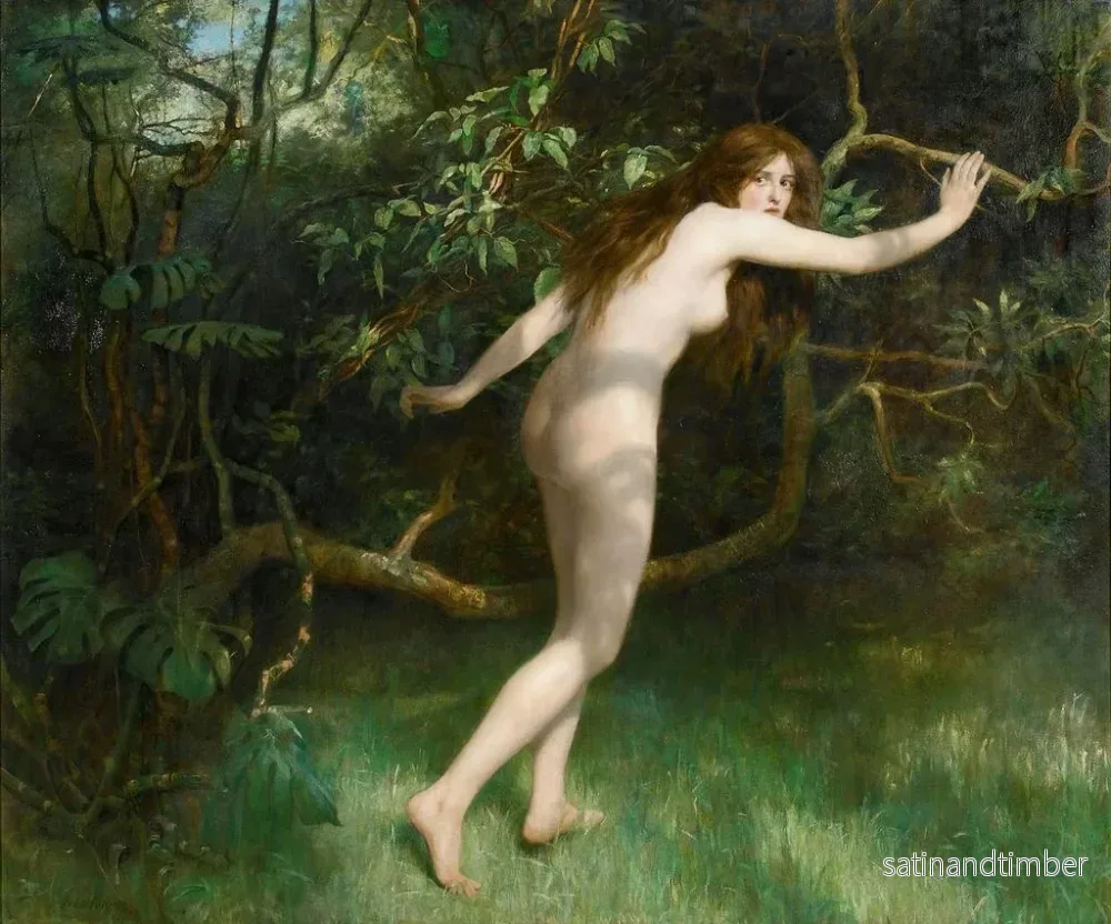Reproduktion av målningen Ève - John Collier - Bild 2