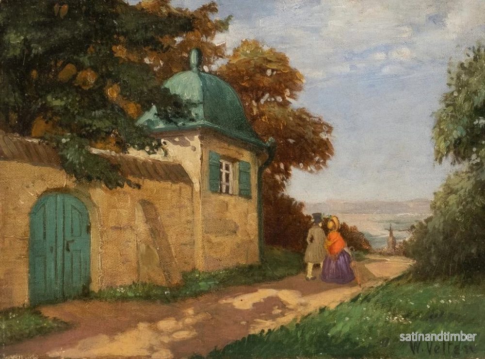 Reproduktion av målningen En promenad i palatsparken - Wilhelm Velten - Bild 2