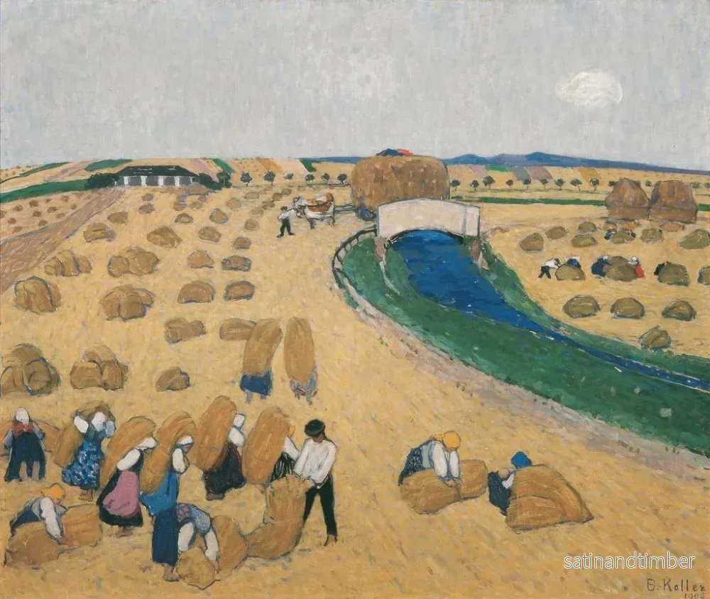 Reproduktion av målningen La Récolte - Broncia Koller-Pinell - Bild 2