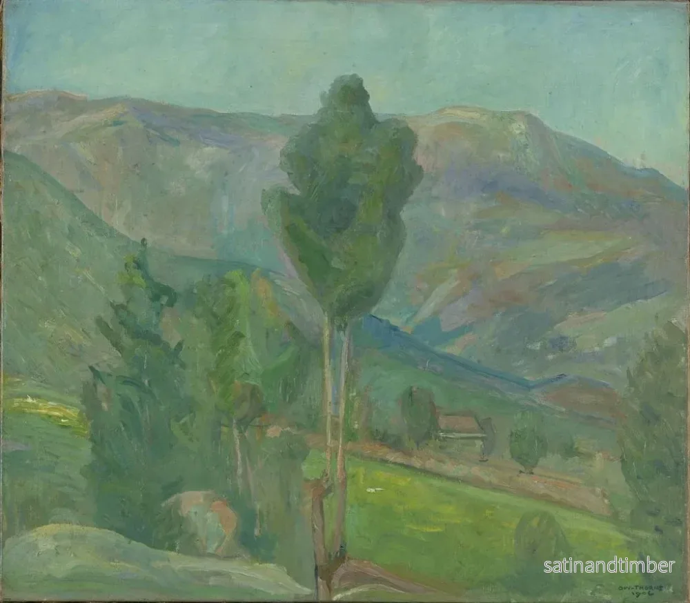 Reproduktion av målningen Vue de Seljord - Oluf Wold-Torne - Bild 2
