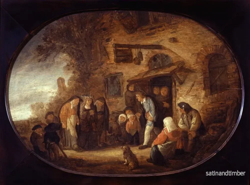Reproduktion av målningen La mariée de mai - Isaac van Ostade - Bild 2