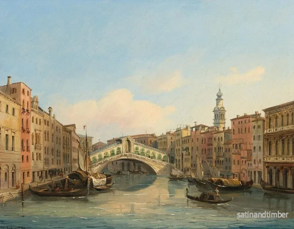 Reproduktion av målningen Le pont du Rialto - Carlo Grubacs - Bild 2