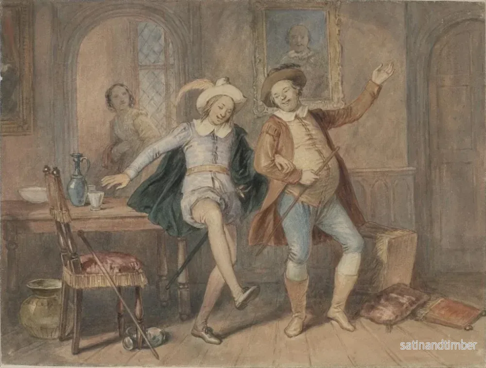 Reproduktion av målningen La Nuit des rois - John Massey Wright - Bild 2