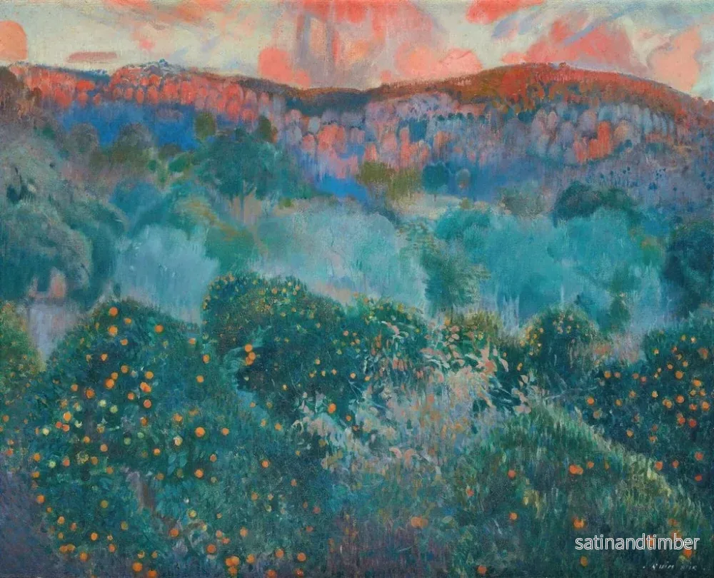 Reproduktion av målningen Soller, Majorque - Joaquín Mir Trinxet - Bild 2