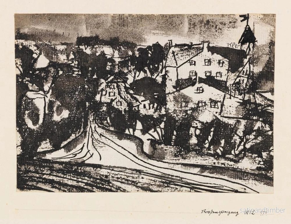 Reproduktion av målningen Carrefour på våt golv - Paul Klee - Bild 2