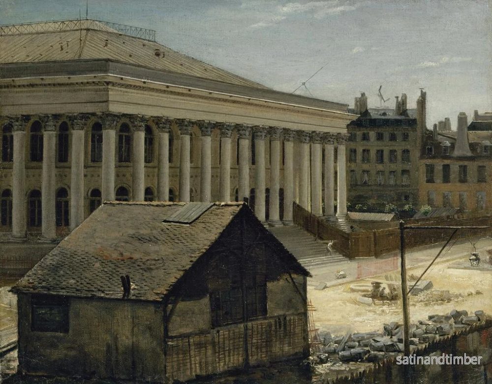 Reproduktion av målningen La Bourse en construction - Étienne Bouhot - Bild 2