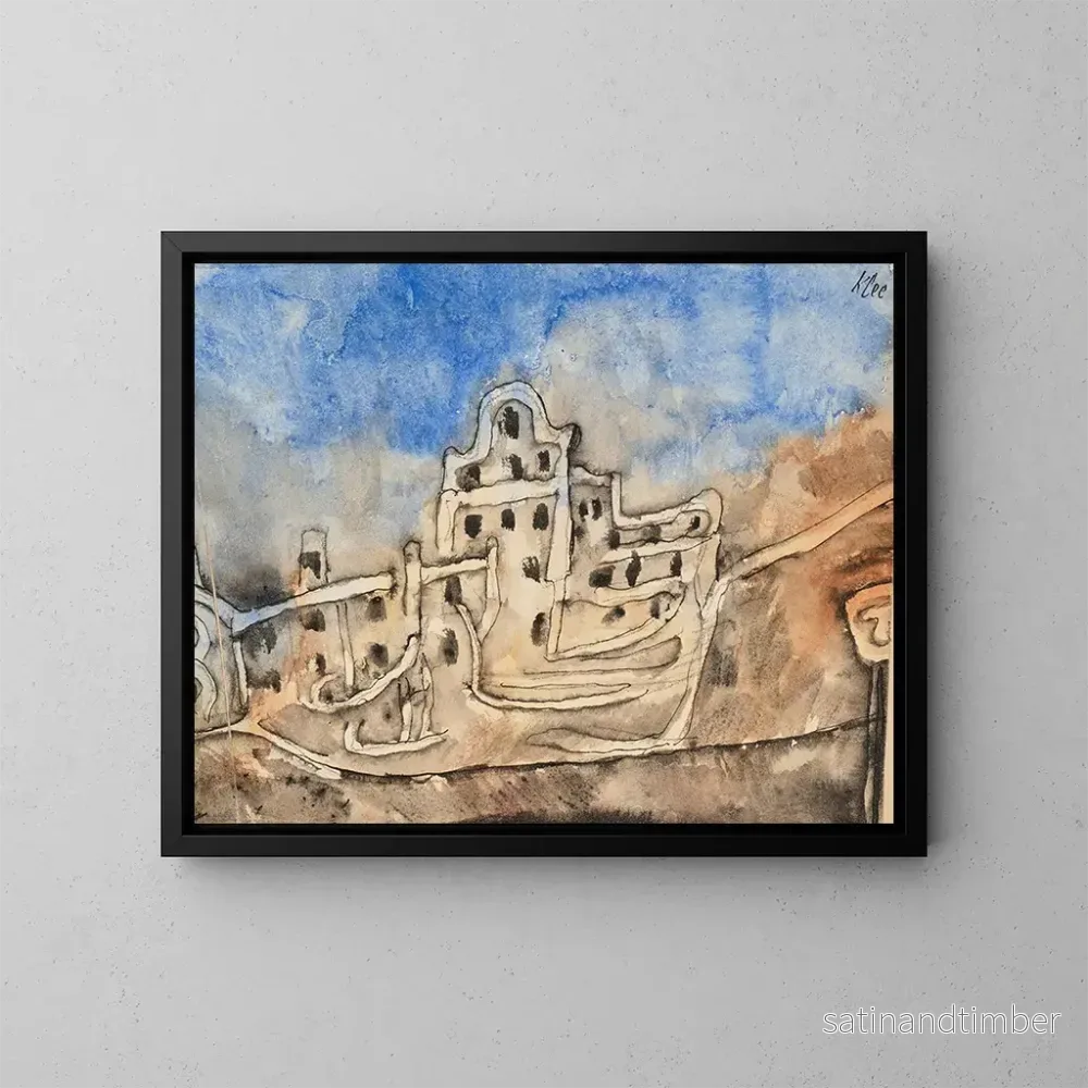 Reproduktion av målningen Le Palais - Paul Klee