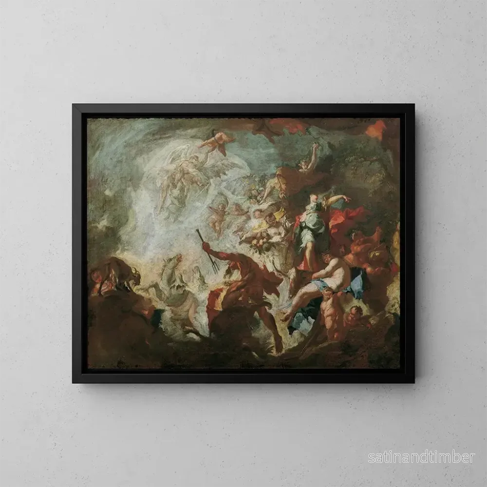 Reproduktion av målningen Allégorie des âges d’or – Franz Anton Maulbertsch Reproduktion av målningen Allégorie des âges d’or – Franz Anton Maulbertsch