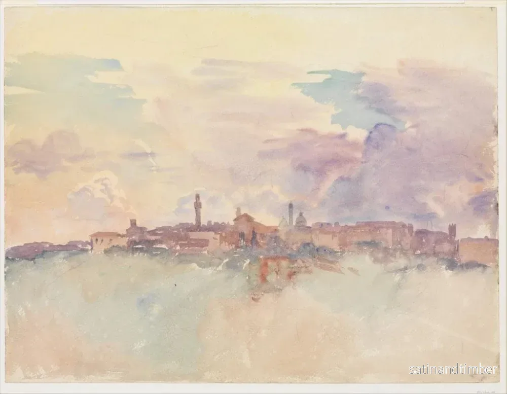 Reproduktion av målningen Sienna Målning - John Singer Sargent - Bild 2