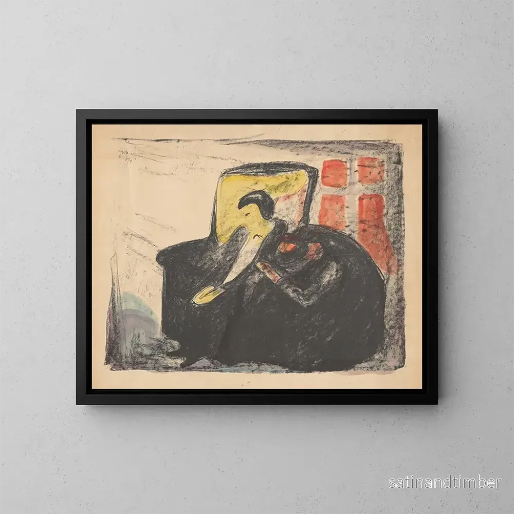 Reproduktion av målningen Fantômes Osvald - Edvard Munch