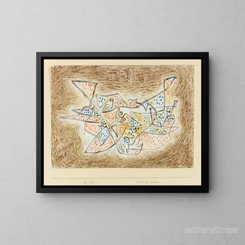 Reproduktion av målningen Fil amical - Paul Klee