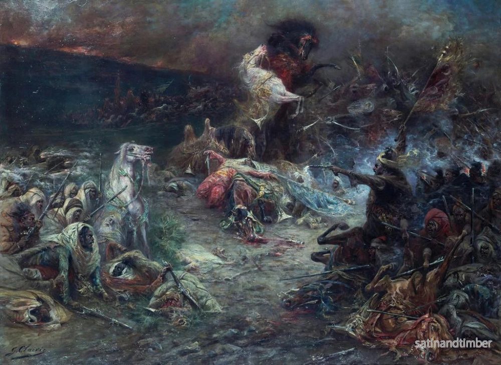Reproduktion av målningen Le Carnage - Georges Jules Victor Clairin - Bild 2