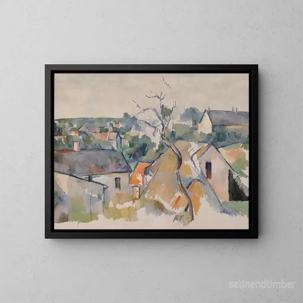 Reproduktion av målningen Les toits – Paul Cézanne Reproduktion av målningen Les toits – Paul Cézanne