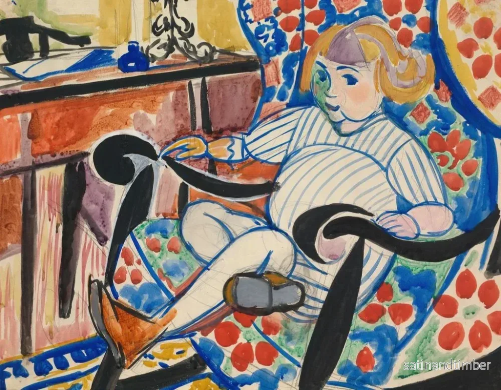 Reproduktion av målningen Gouache - Henry Lyman Saen - Bild 2