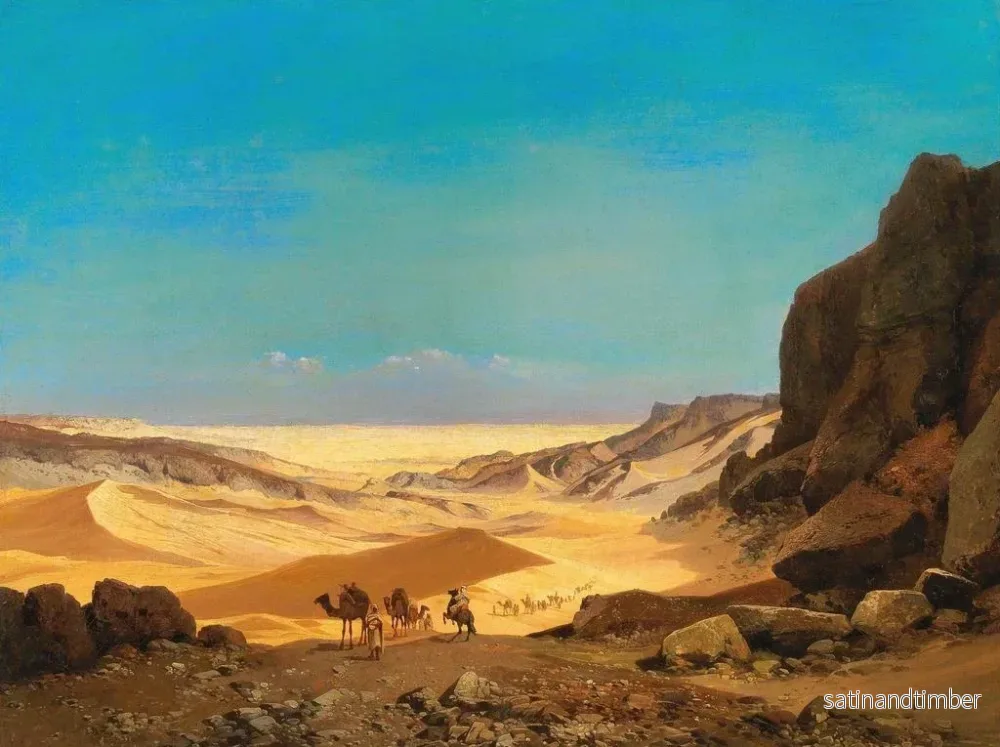 Reproduktion av målningen Le désert libyen - Carl Hasch - Bild 2