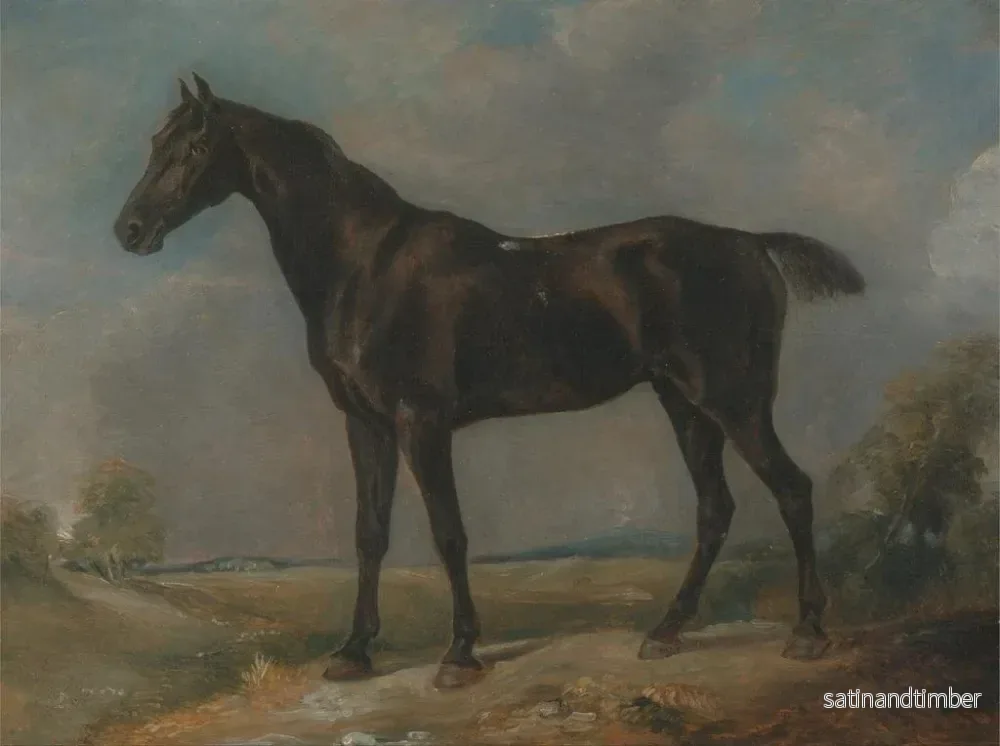 Reproduktion av tavlan Constables svarta häst - John Constable - Bild 2