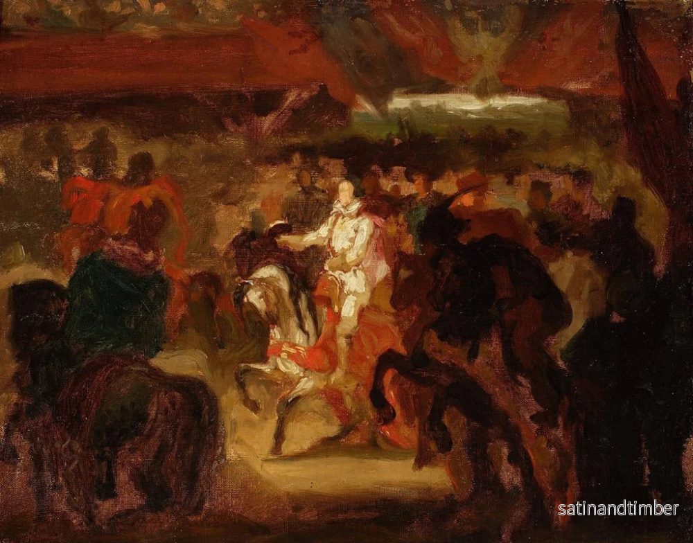 Reproduktion av målningen av Henri de Valois inträde i Kraków (skiss) - Henryk Rodakowski - Bild 2