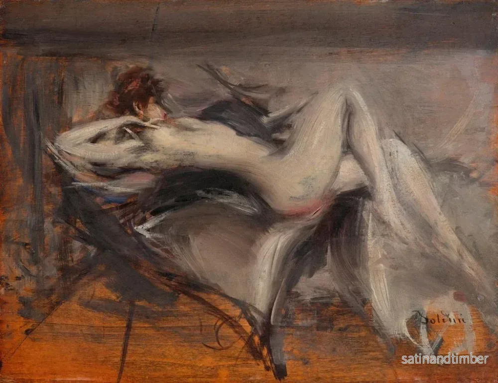 Reproduktion av målningen Nu feminin - Giovanni Boldini - Bild 2