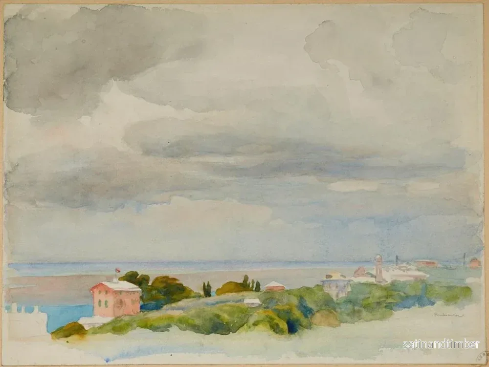 Reproduktion av målningen Riviera italienska - Józef Pankiewicz - Bild 2