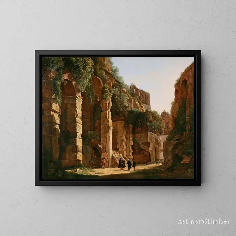 Reproduktion av målningen Inuti Colosseum – Franz Ludwig Catel Reproduktion av målningen Inuti Colosseum – Franz Ludwig Catel