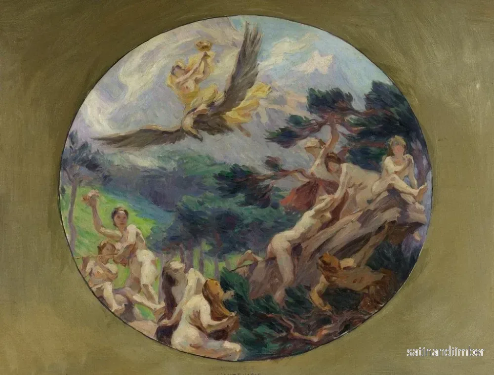 Reproduktion av målningen L'Ambroisie - Victor Émile Prouvé - Bild 2