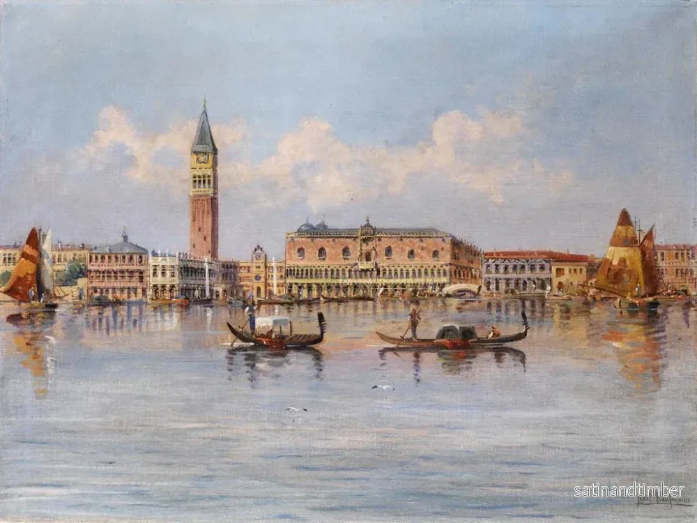 Reproduktion av målningen Vue de Venise, Palais des Doges - Karl Kaufmann - Bild 2