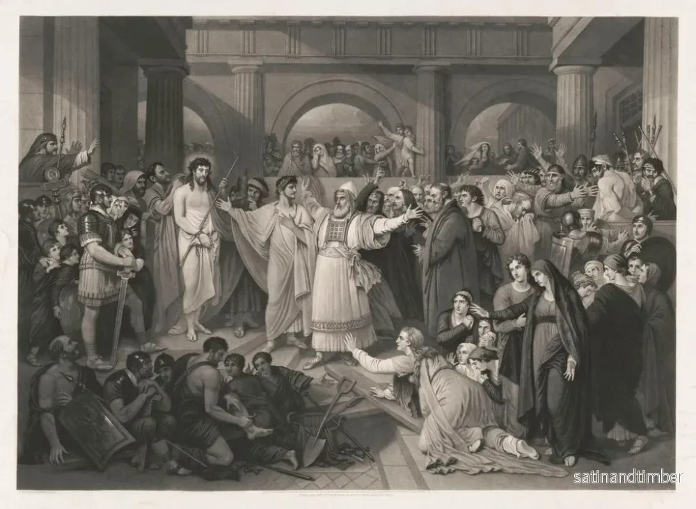 Reproduktion av målningen Christ avvisad - William M. Bradley Brothers - Bild 2