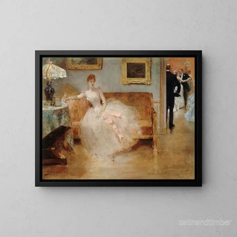Reproduktion av målningen Le bal - Henri Gervex
