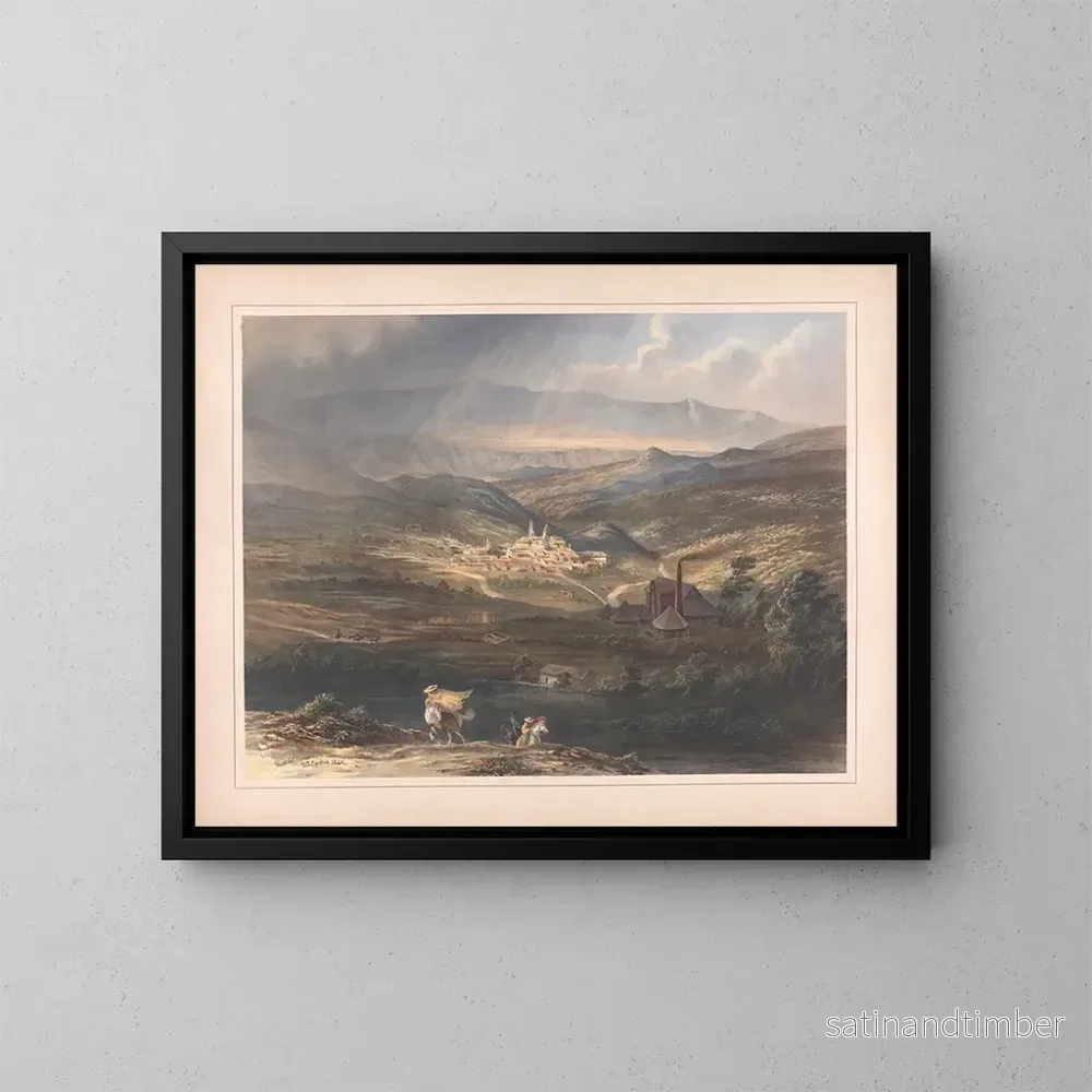 Reproduktion av målningen Vyer av Égerton i Mexiko Pl07 - Daniel Thomas Egerton