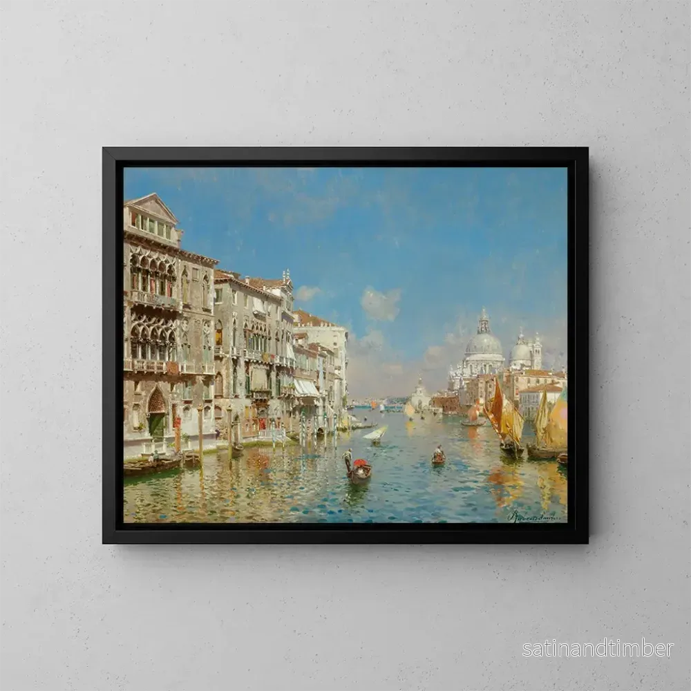 Reproduktion av målningen Le Grand Canal, Venise – Rubens Santoro Reproduktion av målningen Le Grand Canal, Venise – Rubens Santoro
